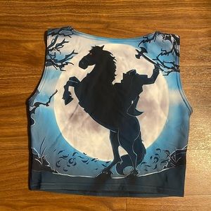 BlackMilk Headless Horseman Crop Top